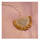Moirra – Sundari Creame and Gold Maangtika - CiceroniHair AccessoriesMoirra