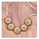 Moirra – Sundari,creame and gold classic choker - CiceroniNeckpieceMoirra