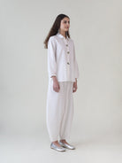 Momoiro White Shirt - CiceroniWomen ShirtsShades of India