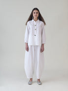 Momoiro White Shirt - CiceroniWomen ShirtsShades of India