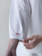 Momoiro White Shirt - CiceroniWomen ShirtsShades of India