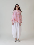 Momotaro Pink Top - CiceroniWomen ShirtsShades of India