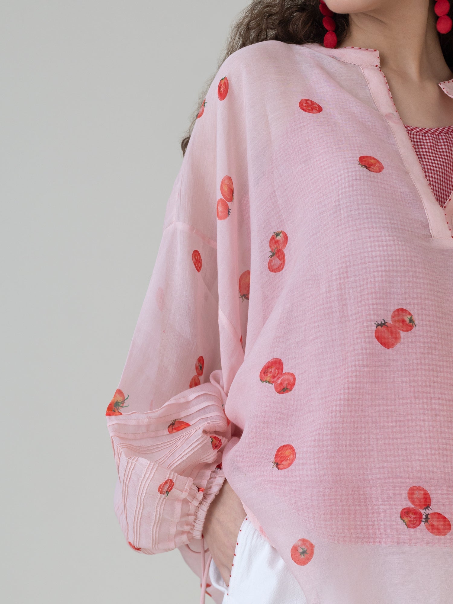 Momotaro Pink Top - CiceroniWomen ShirtsShades of India