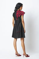 Monica - Shoulder Bib Ladder Dress - CiceroniDressMadder Much