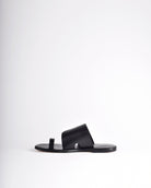 Monochrome Open Toe Chappals - CiceroniFlatsSlomotion