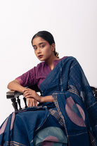 Mood Indigo Saree - CiceroniSareeGulmohar Calcutta