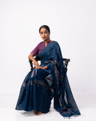 Mood Indigo Saree - CiceroniSareeGulmohar Calcutta