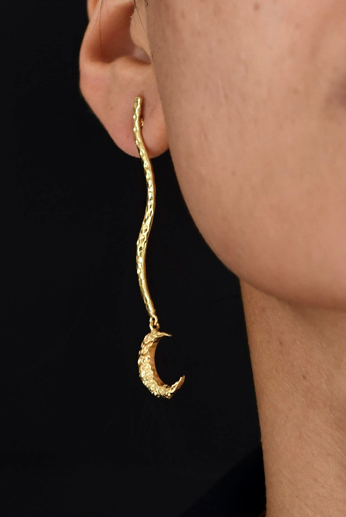 Moon & Star Dangle Earrings - CiceroniEarringsThe Loom Art