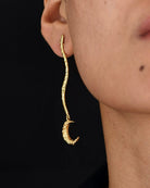 Moon & Star Dangle Earrings - CiceroniEarringsThe Loom Art