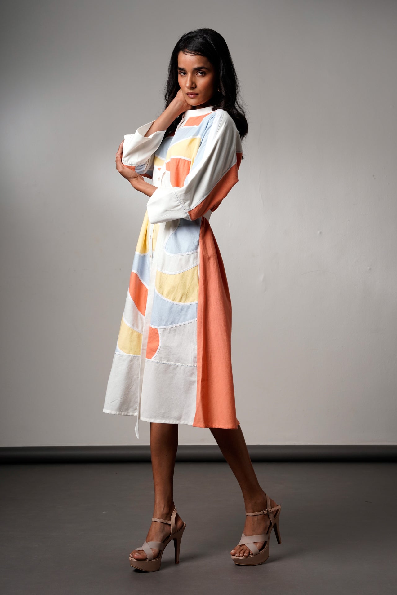 Morado – Brushstroke Midi Dress - CiceroniDressesMadder Much