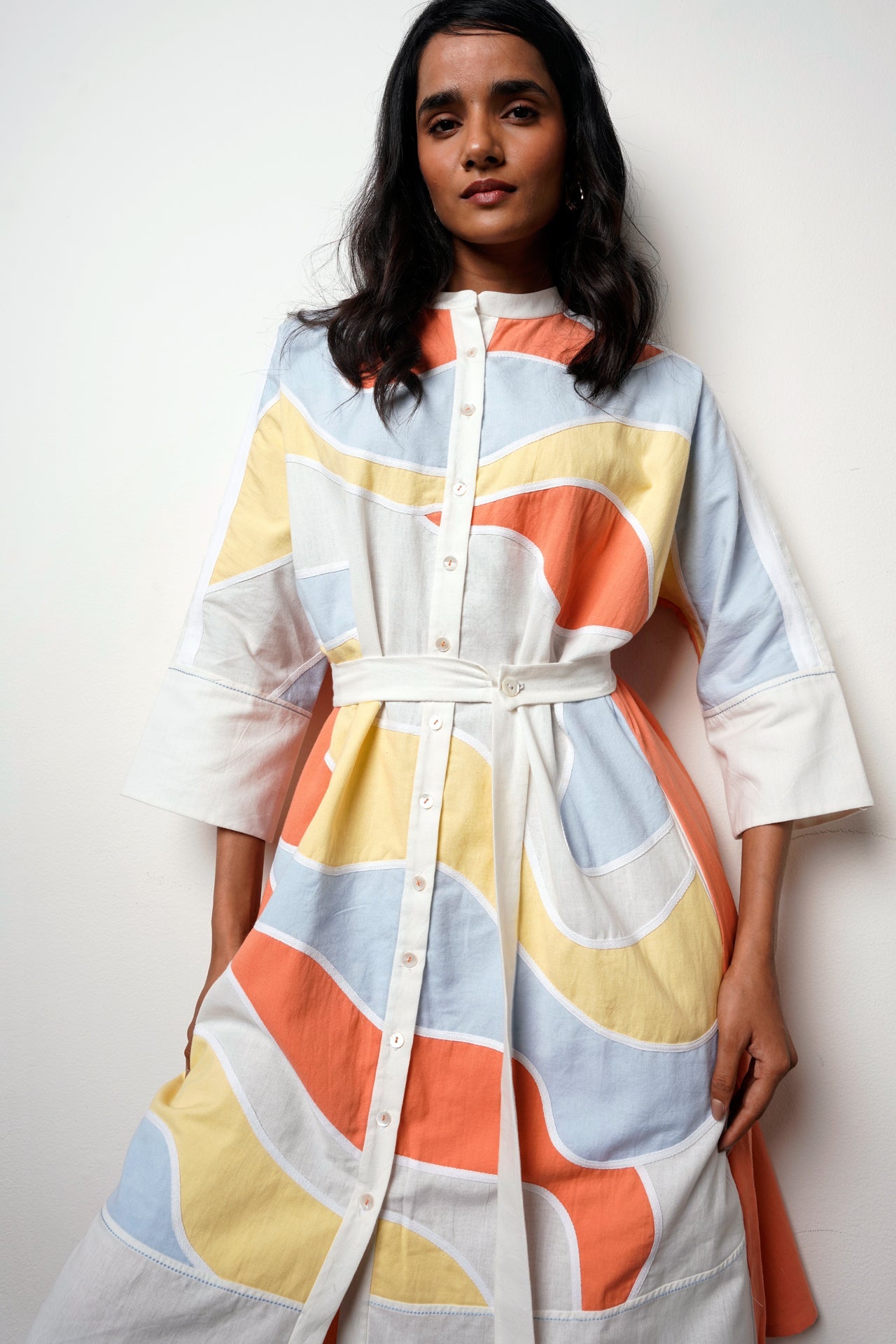 Morado – Brushstroke Midi Dress - CiceroniDressesMadder Much