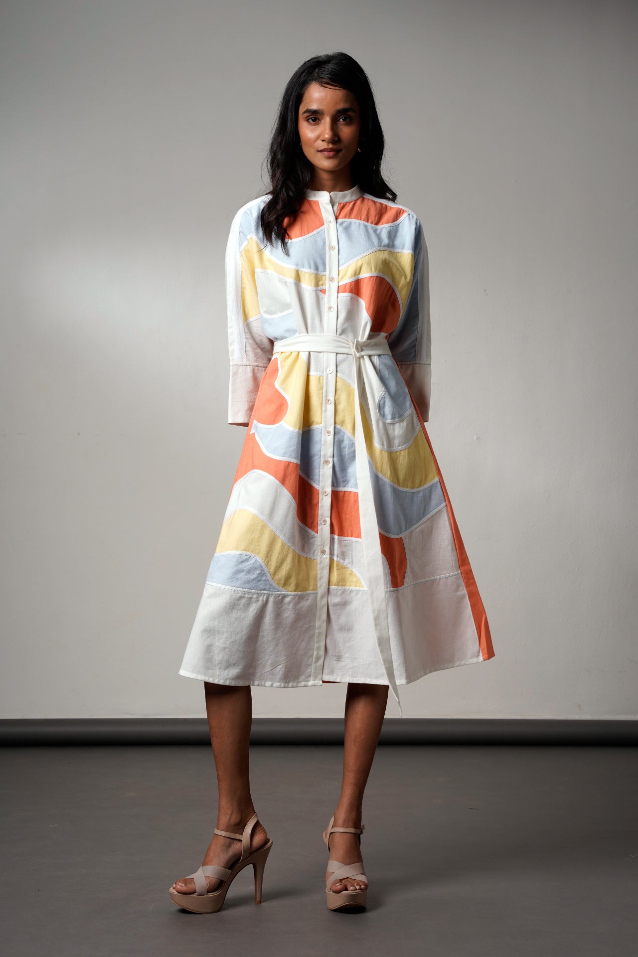 Morado – Brushstroke Midi Dress - CiceroniDressesMadder Much