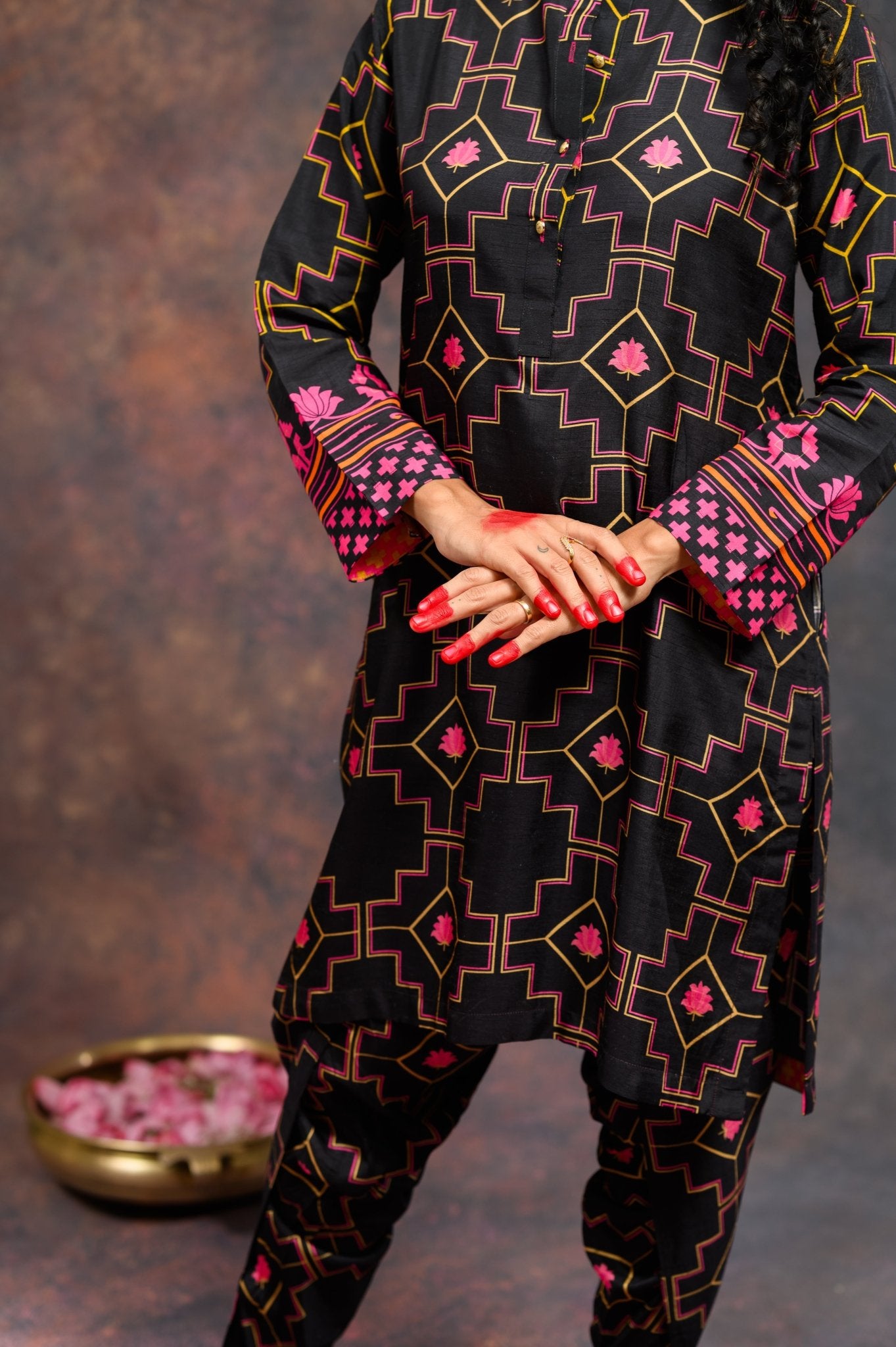 Morbagh Black Dhoti Set - CiceroniCo - ord SetPrachi Kamat