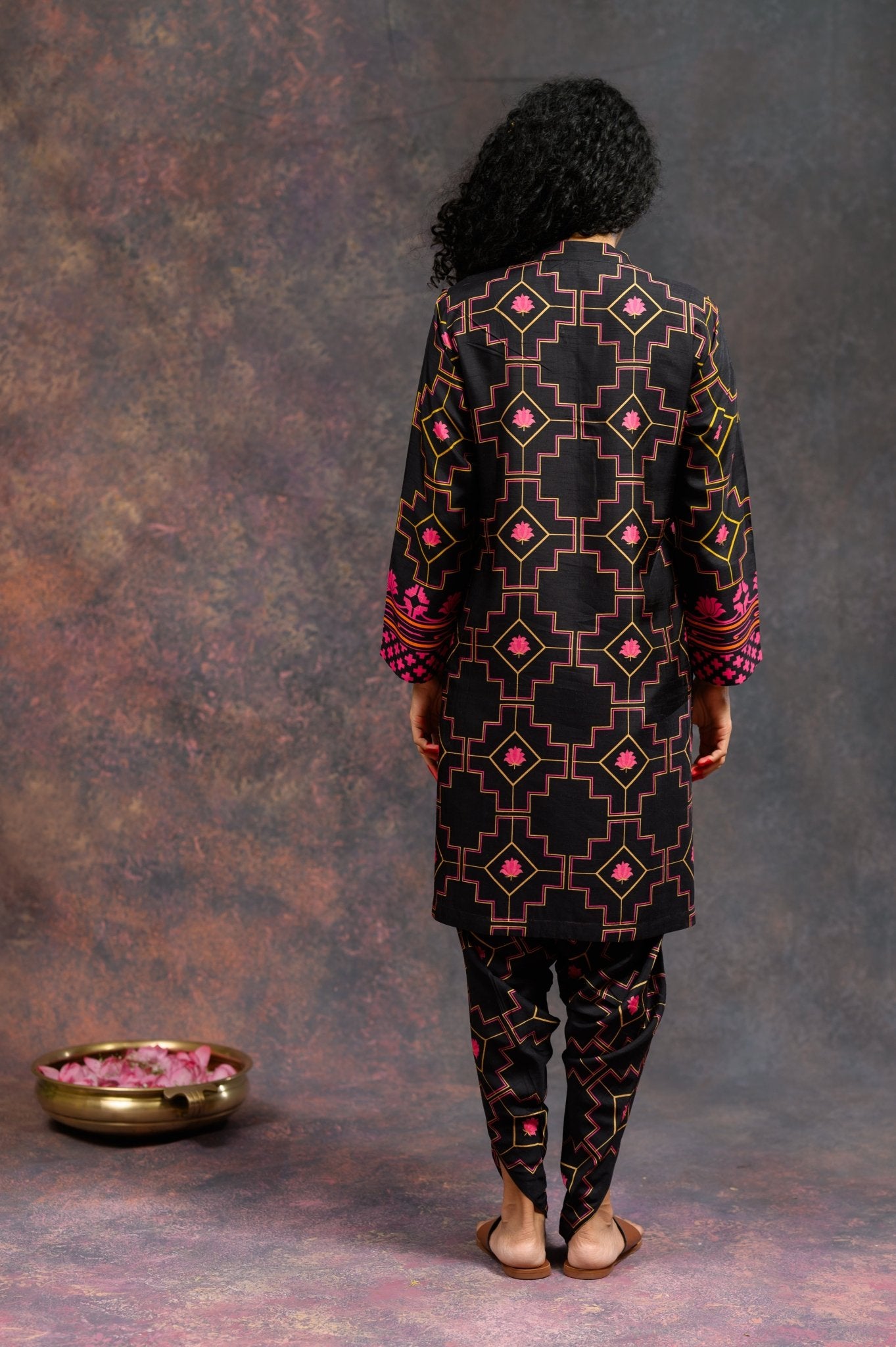 Morbagh Black Dhoti Set - CiceroniCo - ord SetPrachi Kamat