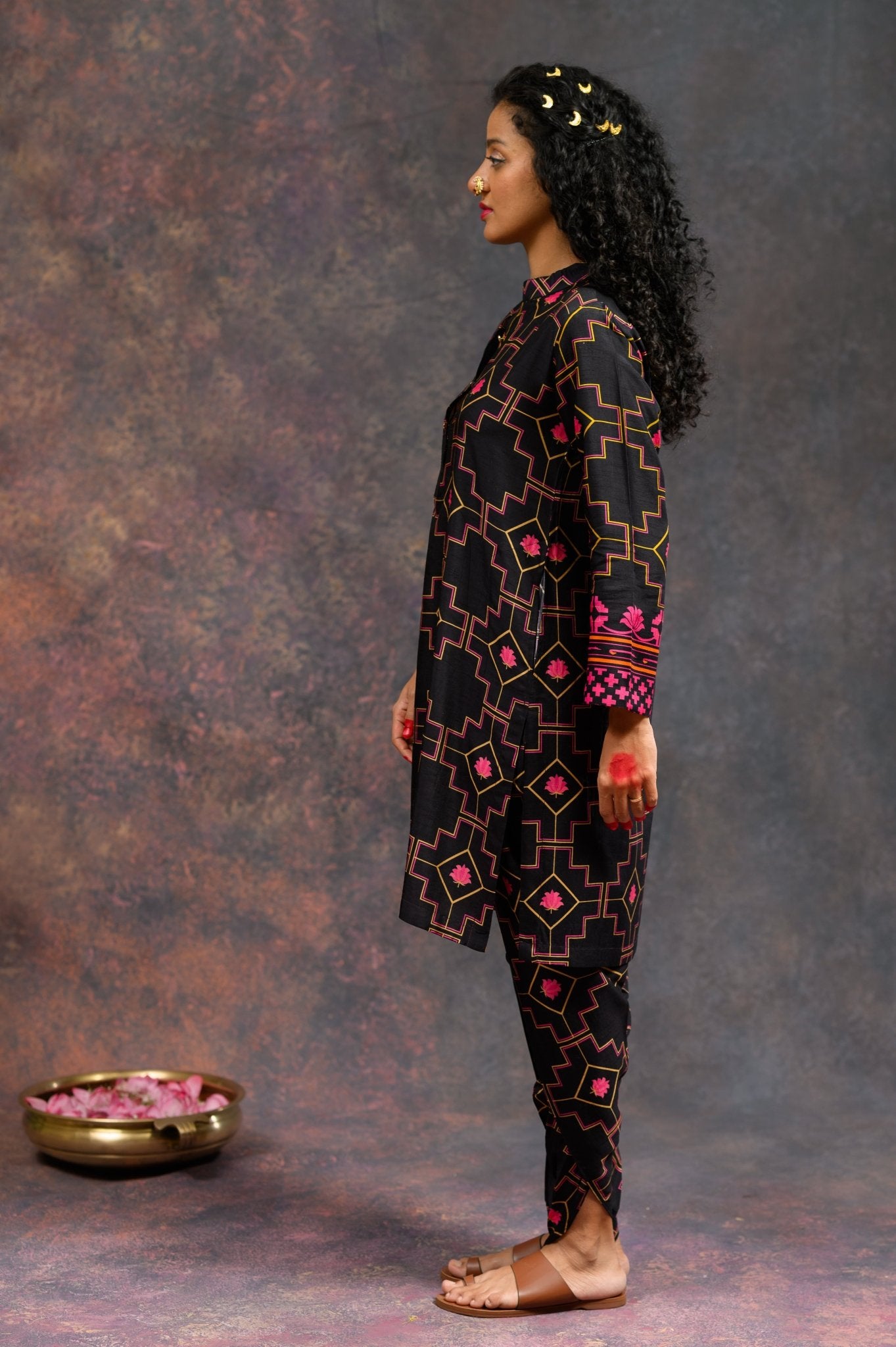 Morbagh Black Dhoti Set - CiceroniCo - ord SetPrachi Kamat