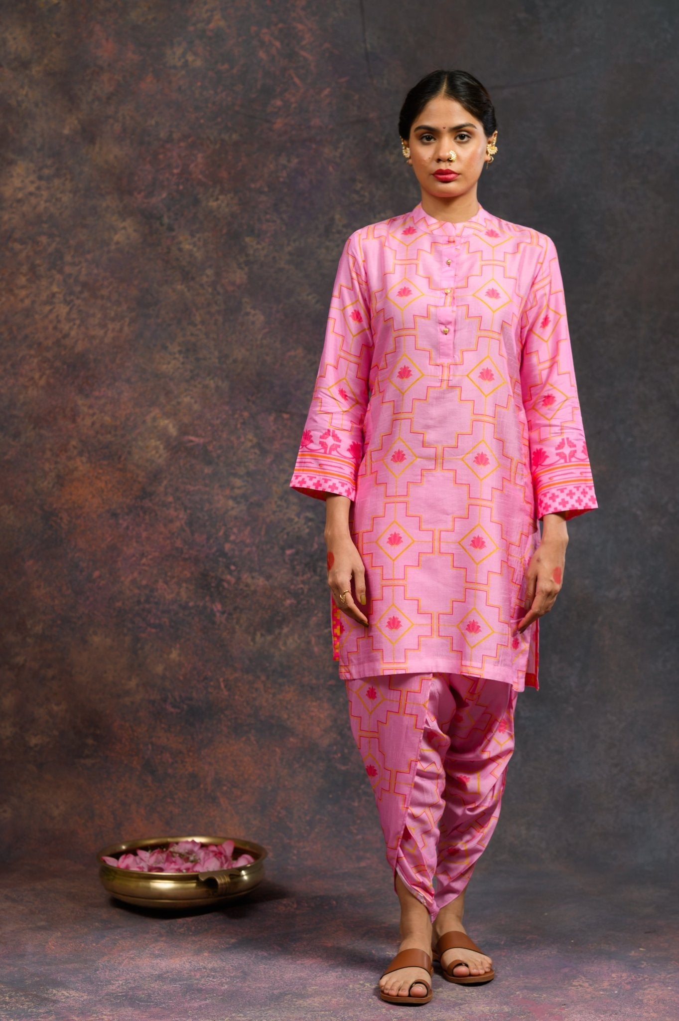Morbagh Pink Dhoti Set - CiceroniCo - ord SetPrachi Kamat