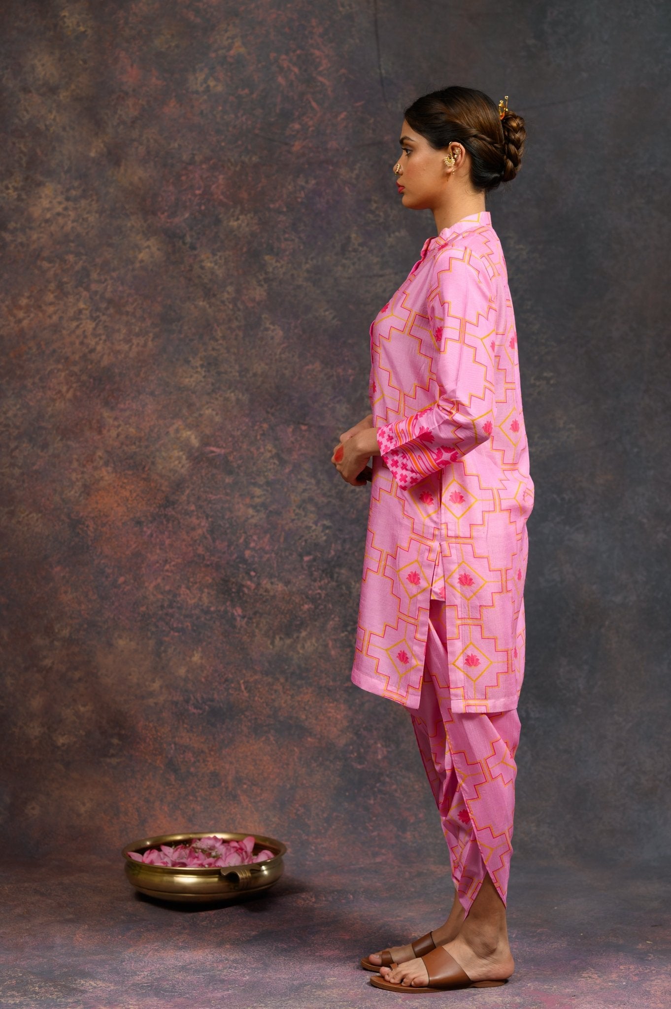Morbagh Pink Dhoti Set - CiceroniCo - ord SetPrachi Kamat