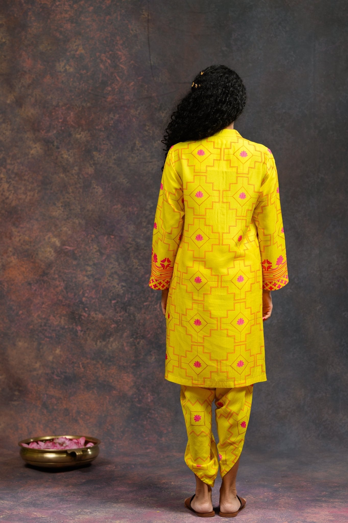 Morbagh Yellow Dhoti Set - CiceroniCo - ord SetPrachi Kamat