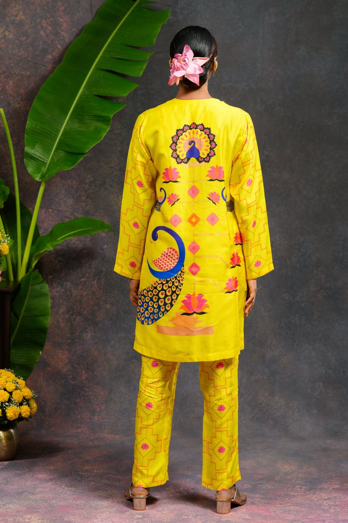 Morvika Yellow Co - ord Set - CiceroniCo - ord SetPrachi Kamat