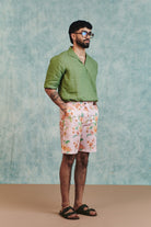 Moss Linen Men's Popover Shirt - CiceroniMen ShirtsSaphed
