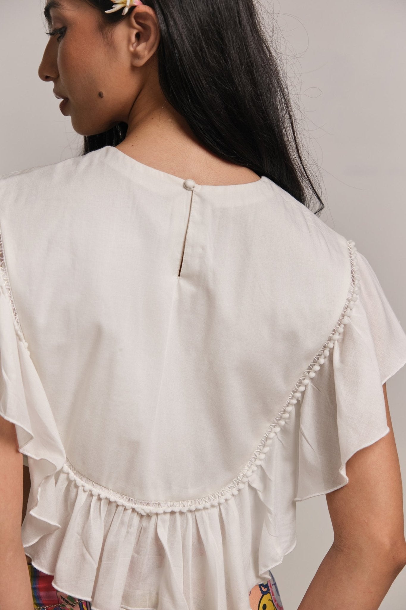 Mother of Pearl Top - CiceroniTopsShimona