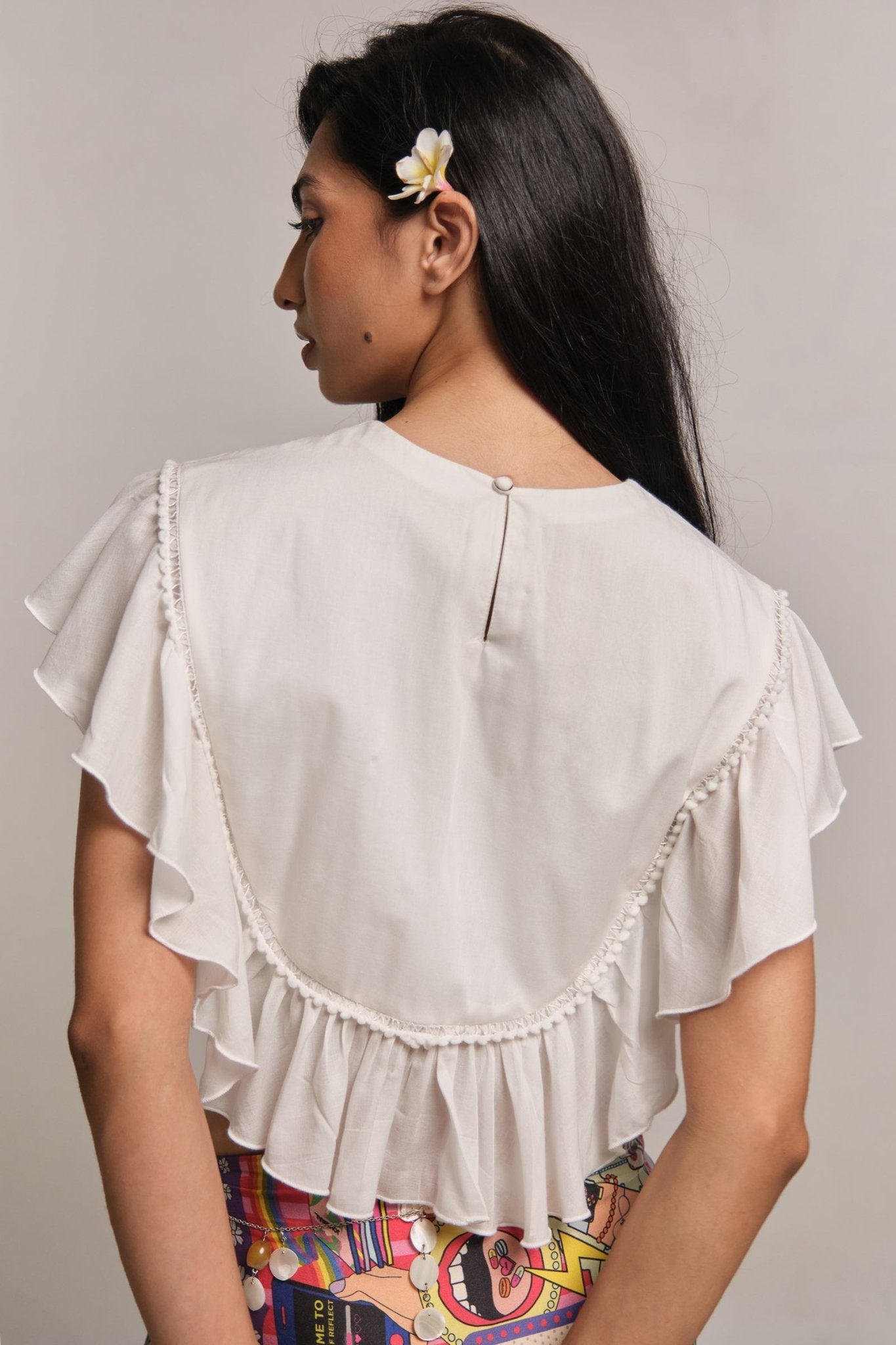 Mother of Pearl Top - CiceroniTopsShimona