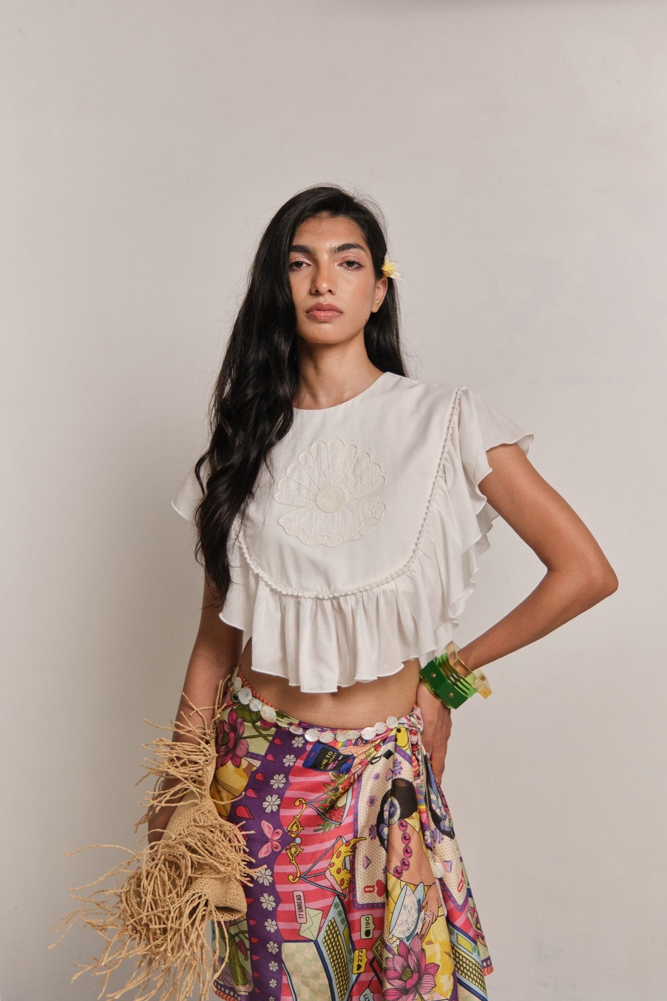 Mother of Pearl Top - CiceroniTopsShimona