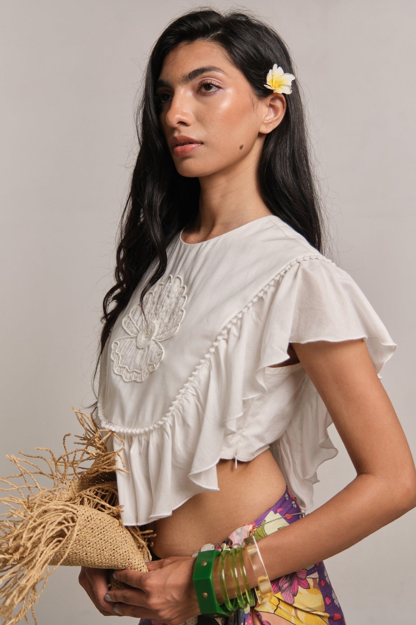 Mother of Pearl Top - CiceroniTopsShimona