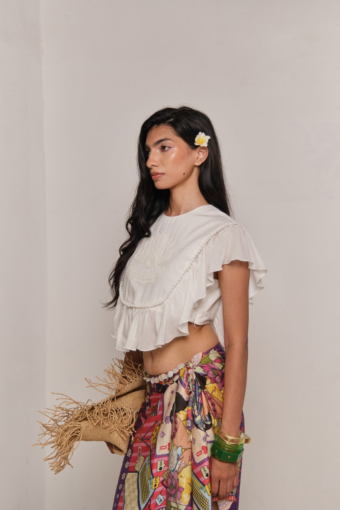 Mother of Pearl Top - CiceroniTopsShimona