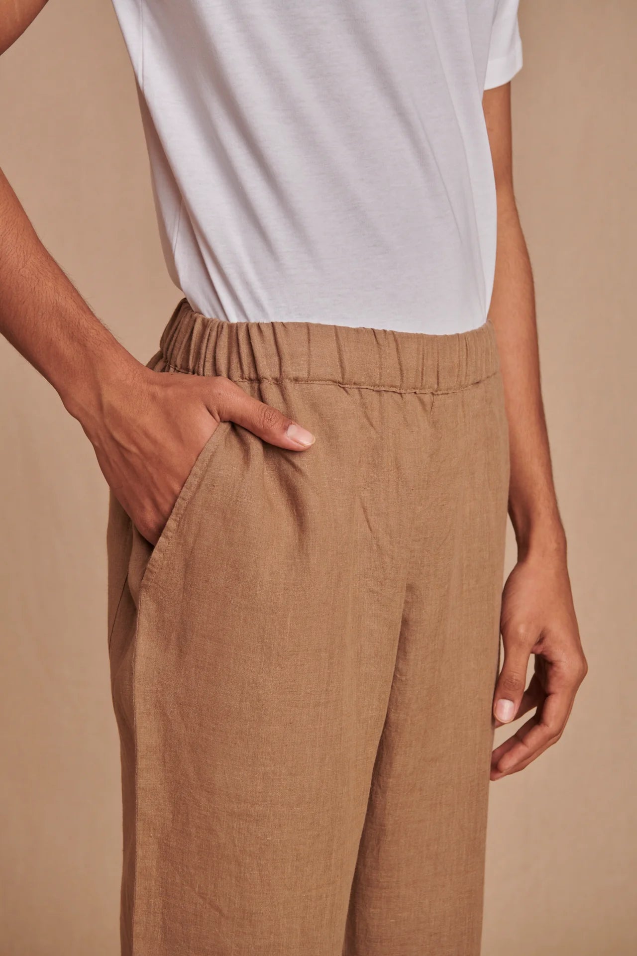 Mousse Linen Men's Lounge Pants - CiceroniPantsSaphed