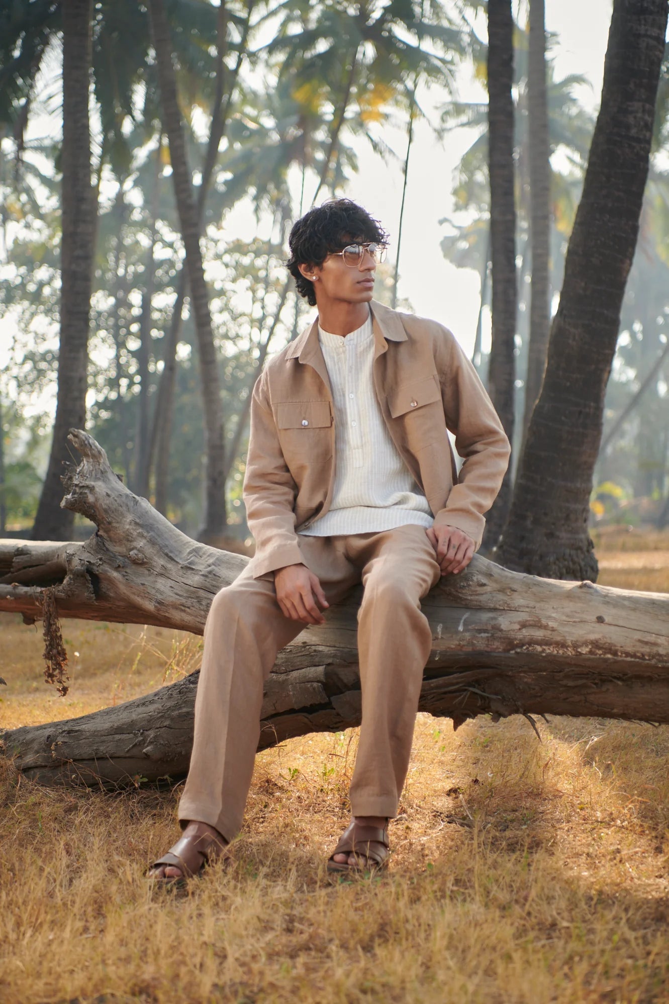 Mousse Linen Men's Overshirt - CiceroniJacketsSaphed