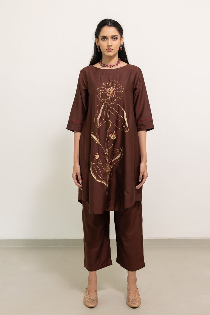 Mrinal Embroidered Co - ord Set - CiceroniKurta Set, Festive WearSilai Studio