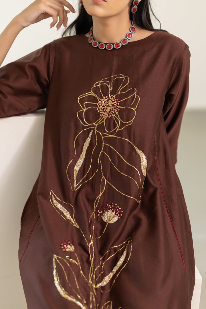 Mrinal Embroidered Co - ord Set - CiceroniKurta Set, Festive WearSilai Studio