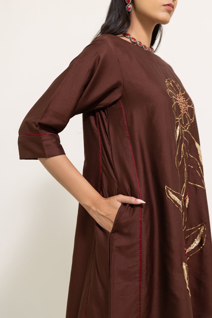 Mrinal Embroidered Co - ord Set - CiceroniKurta Set, Festive WearSilai Studio