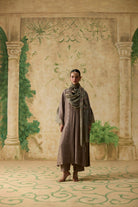 Mullen Kurta Set - Brown - CiceroniKurta Set, Festive WearKhyati Rughani
