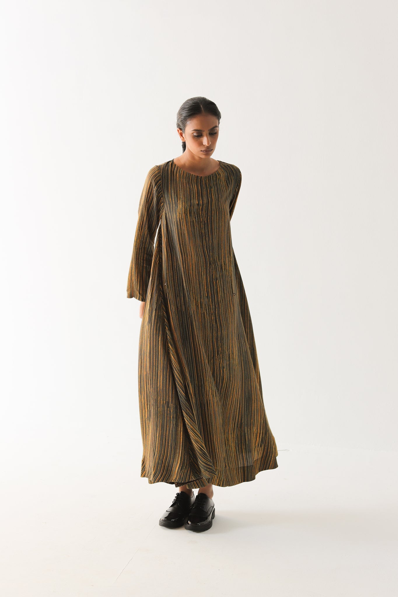 Multi Amber Stripe Wrap Dress - CiceroniDressesTil