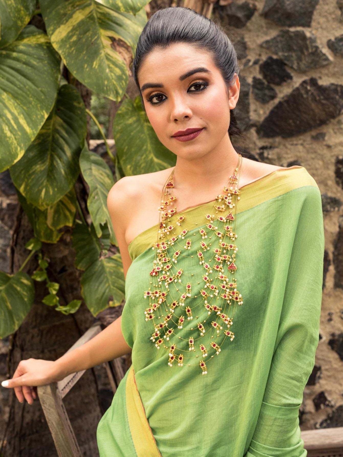 Multi Layered Temple Necklace - CiceroniNecklaceAarika