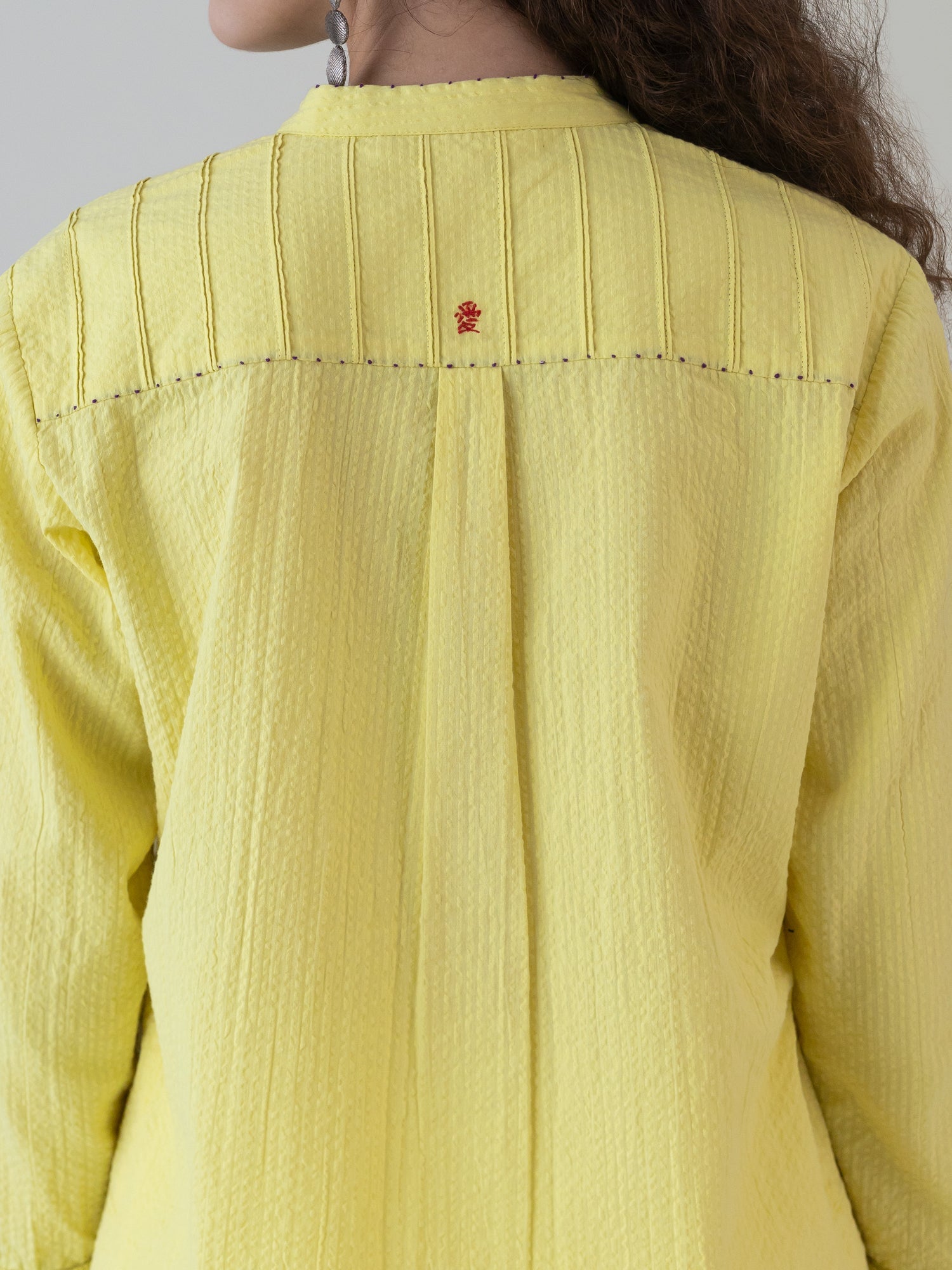 Murasaki Lime Top - CiceroniWomen ShirtsShades of India