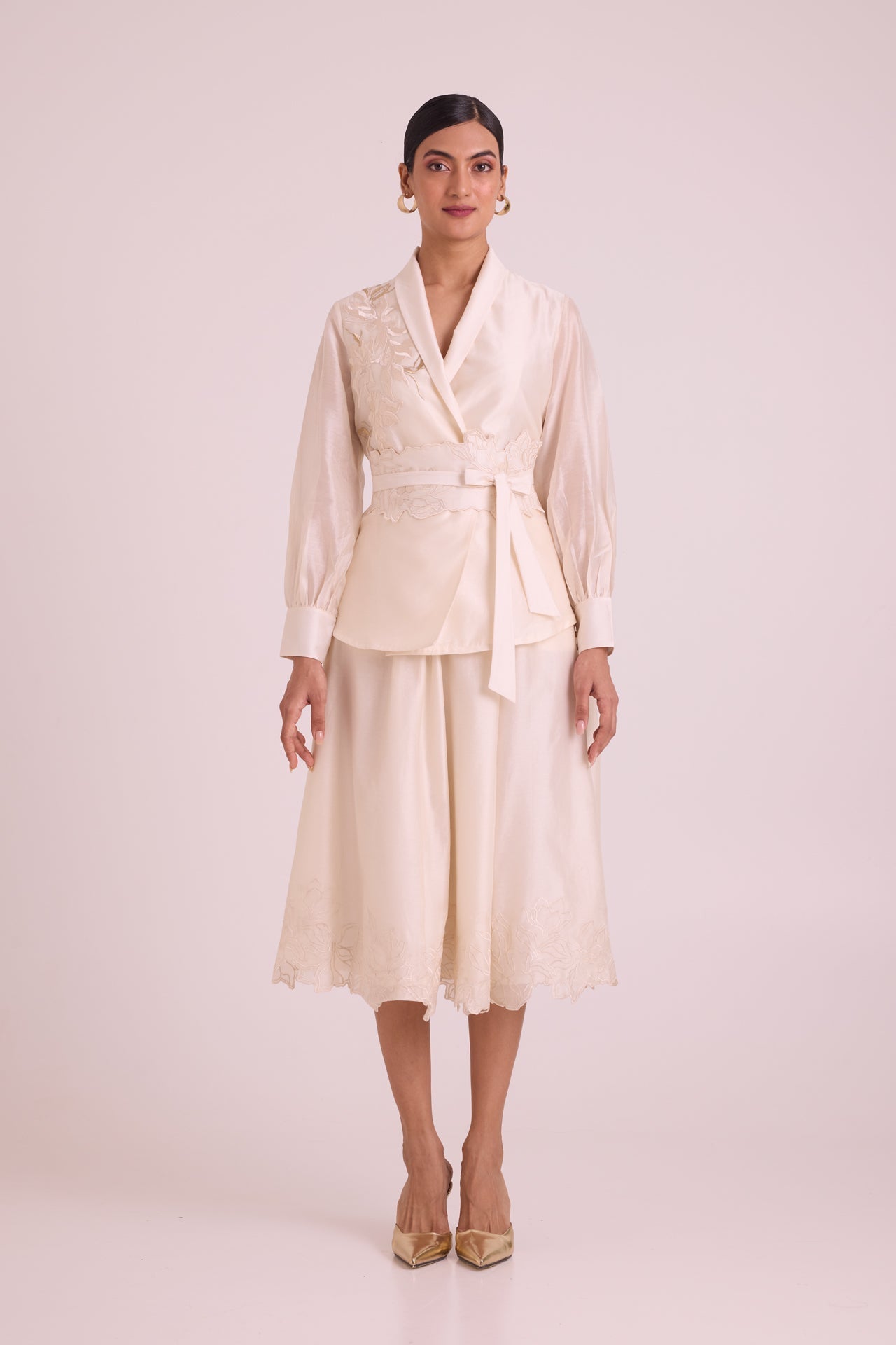 Murphy - Broach Wrap Top & Duchess Skirt - CiceroniSkirt SetMadder Much