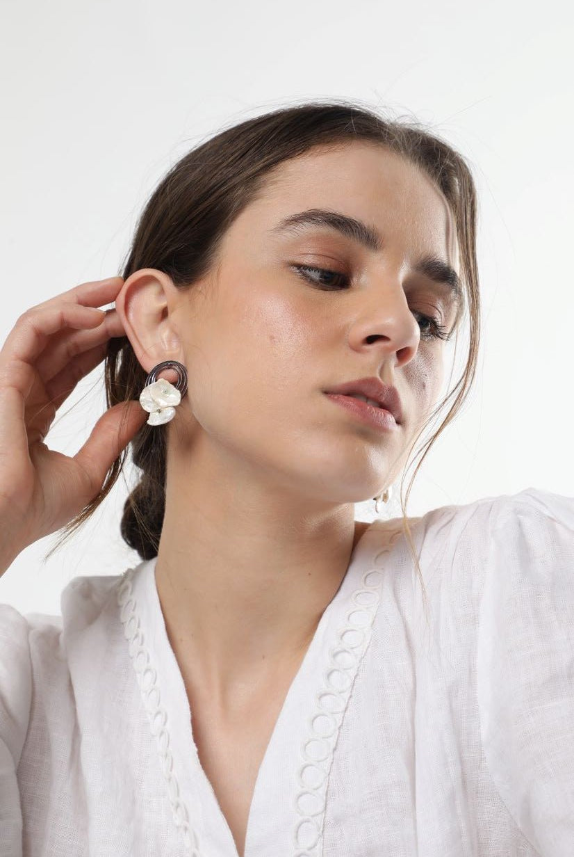Music Grey Earrings - CiceroniEarringsMerald Curio