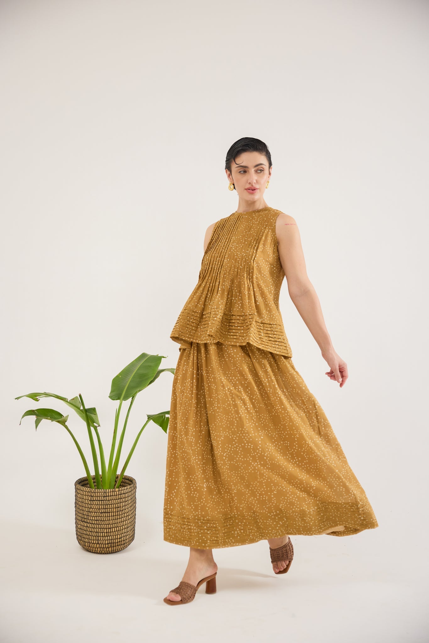 Mustard Mirage Top - CiceroniTopsTaro