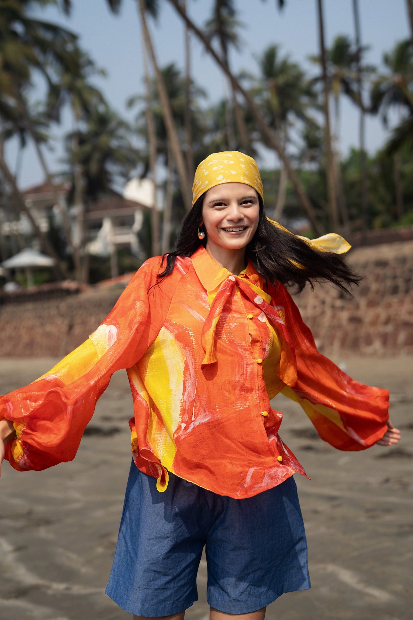 Naked Ninja - Orange - CiceroniWomen ShirtsRAAS Life