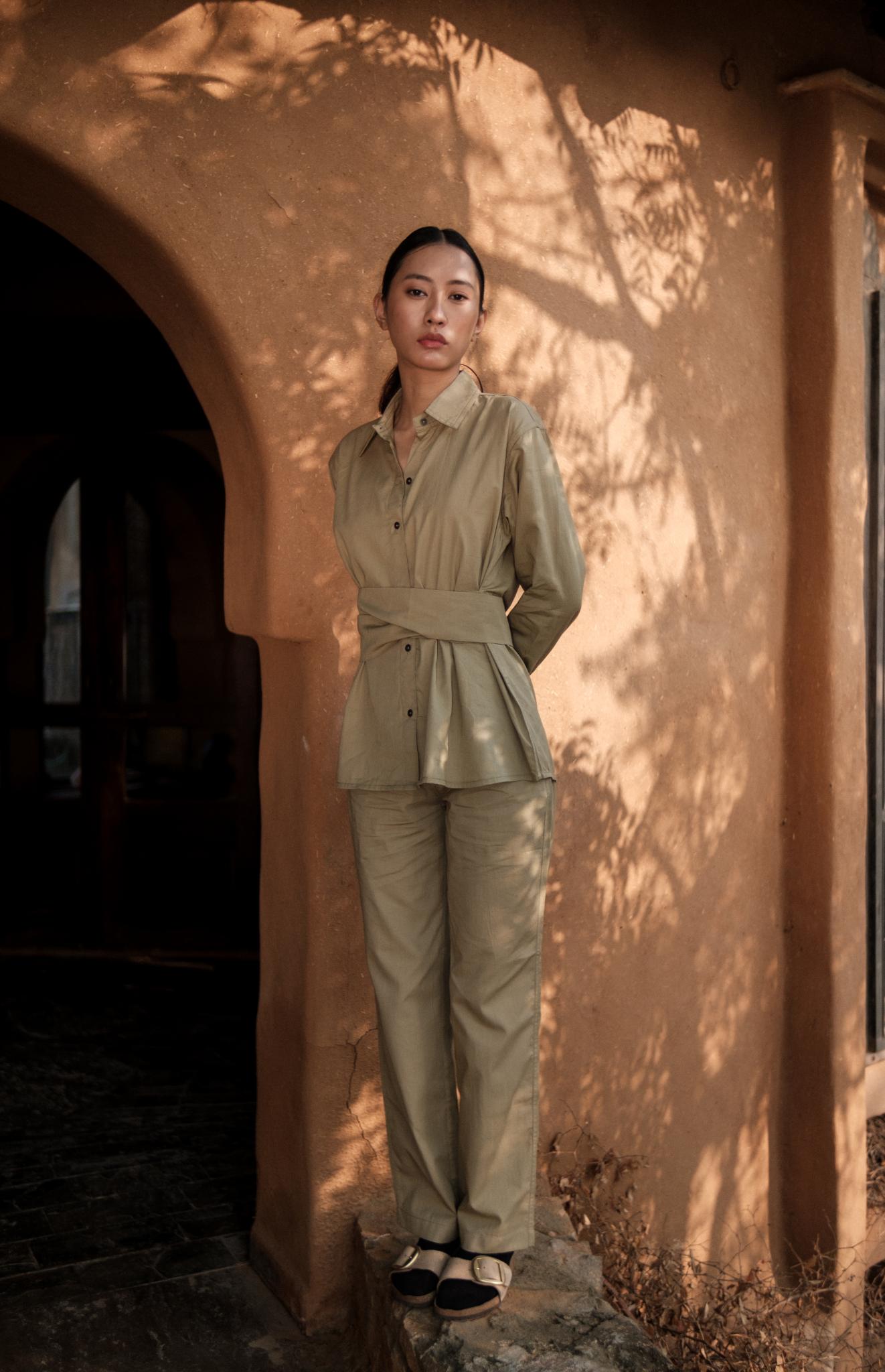 Nara Front Knot Shirt - CiceroniShirtsThe Terra Tribe