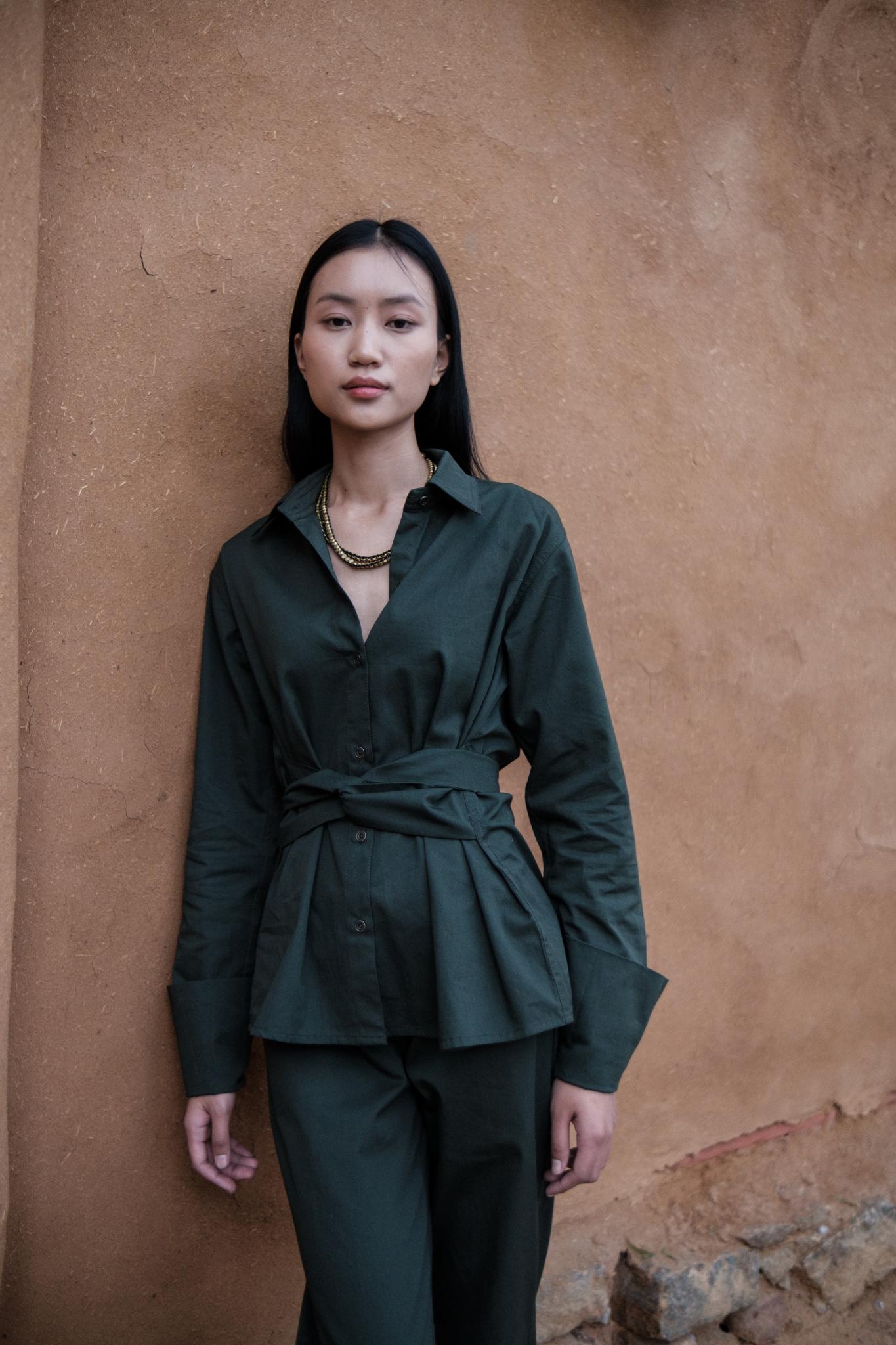 Nara Front Knot Shirt - CiceroniShirtsThe Terra Tribe