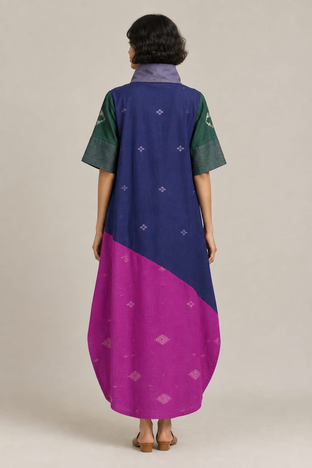 Nasho High Cowl ZIP Dress - CiceroniDressesBhomra