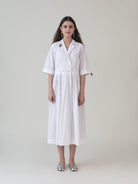 Nasu White Dress - CiceroniDressesShades of India