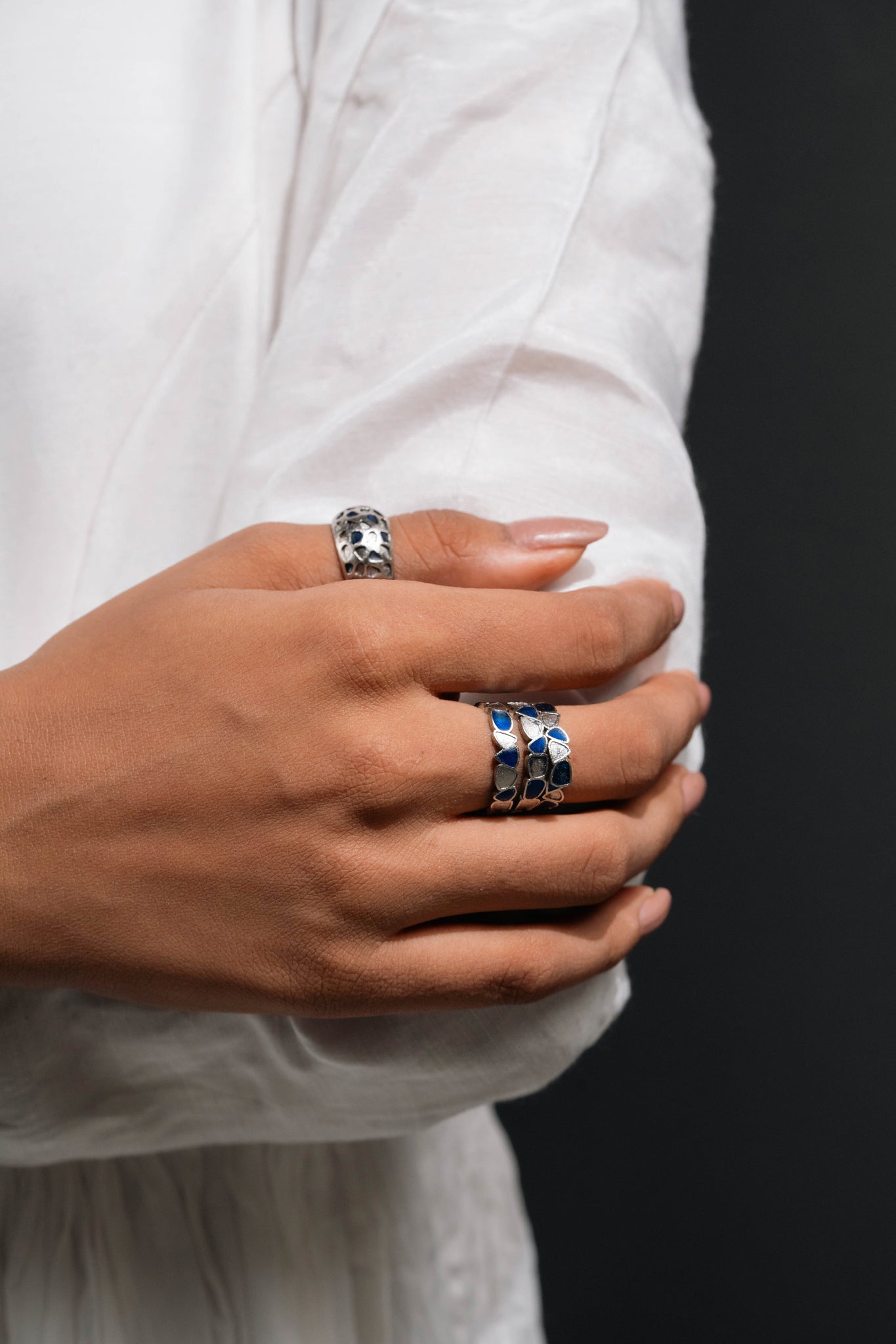 Neela Stackable Ring - CiceroniRingsAaree