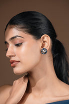 Neelam Studs - CiceroniEarringsAaree