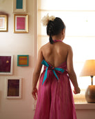 Neelkamal coord set in pink and gold - CiceroniKurta Set, Festive WearLove The World Today