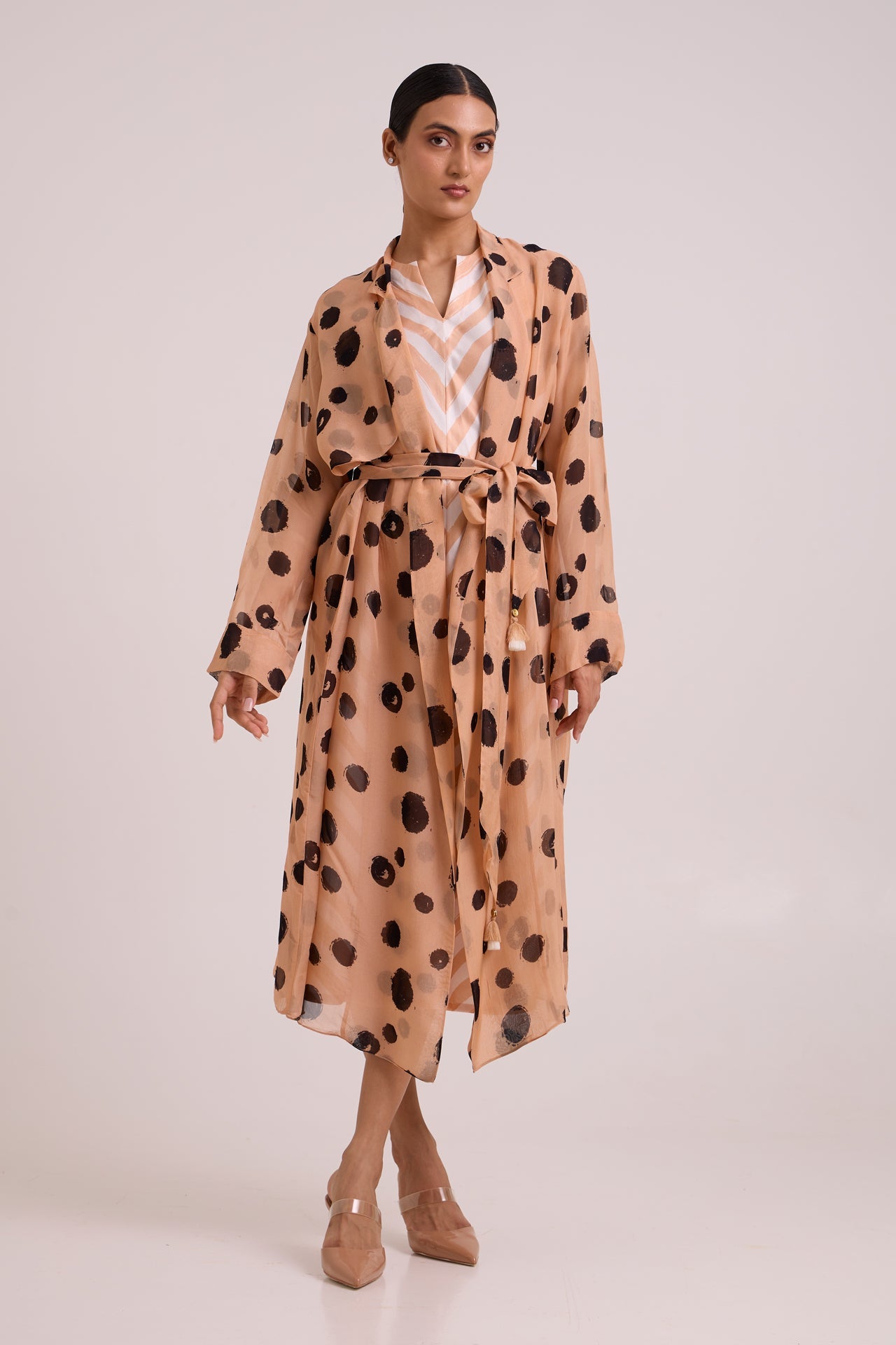 Neo - Almond Burst Flap Trench & Slip Dress - CiceroniDressesMadder Much